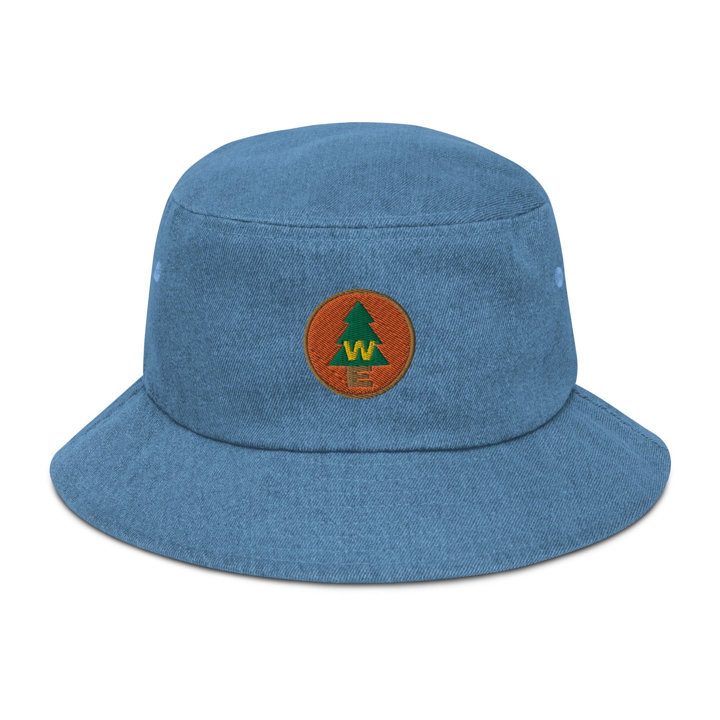The Wilderness must be Explored Denim bucket hat 100 years of wonderadult disneyHatWrong Lever Clothing