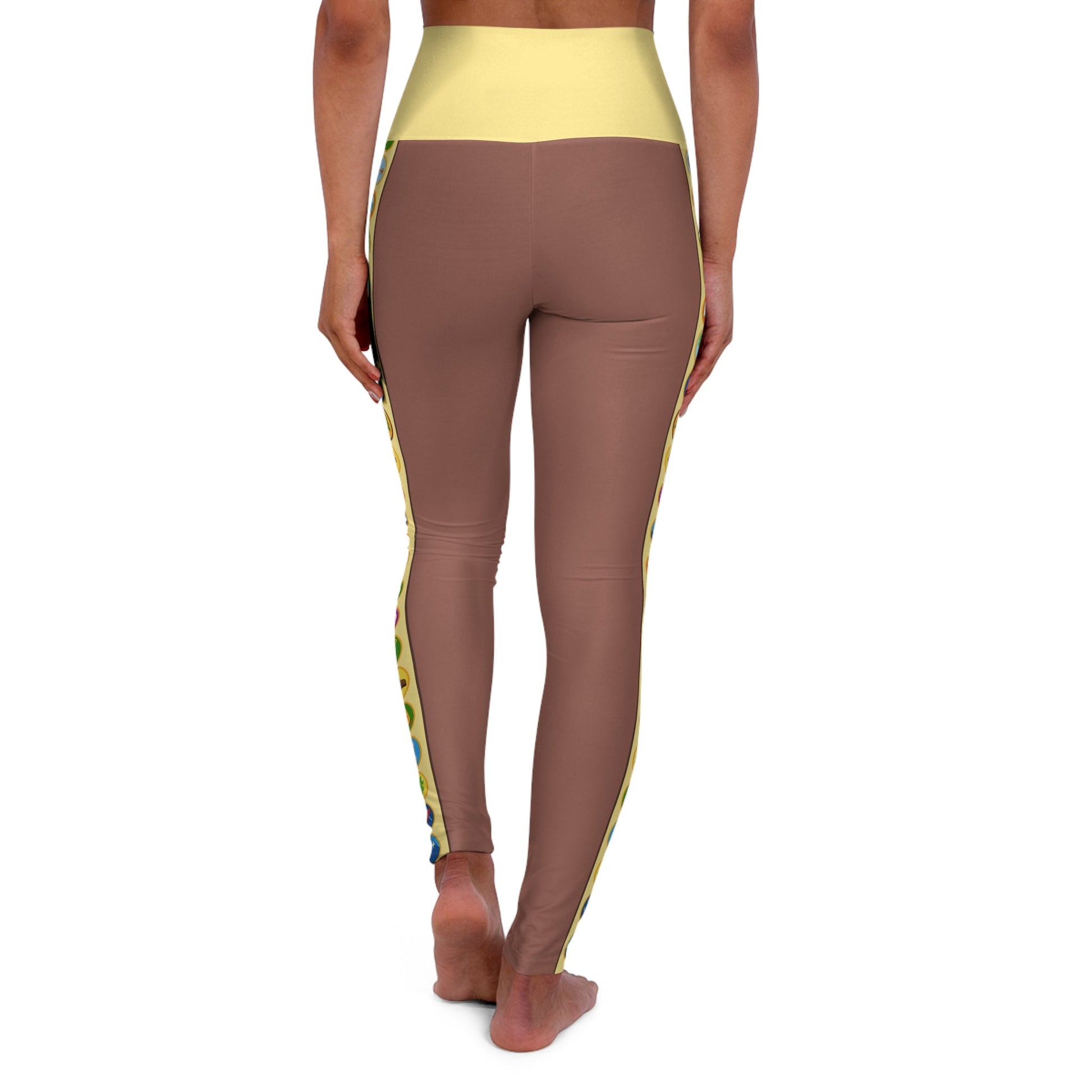 The Wilderness Must be Explored High Waisted Yoga Leggings- Running Costume, Cosplay, Active Wear active wearActivewearAll Over PrintsLittle Lady Shay Boutique