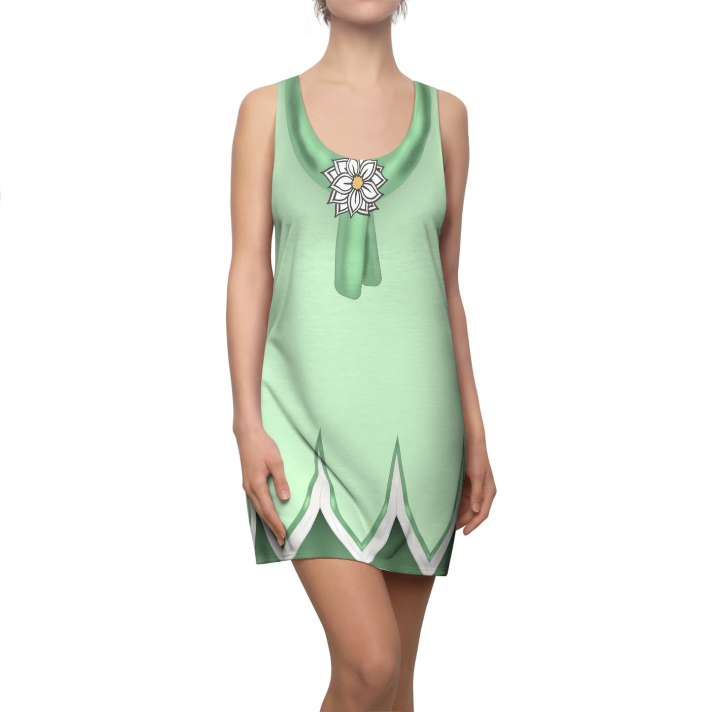 Tiana's Place Women's Racerback Dress adult disney princessadult tiana costumeSkater DressLittle Lady Shay Boutique