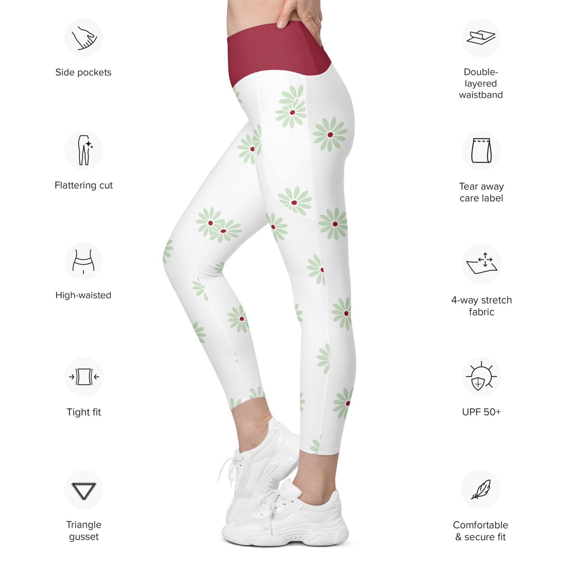 Tightrope Walker Leggings with pockets activewearboo to youWrong Lever Clothing