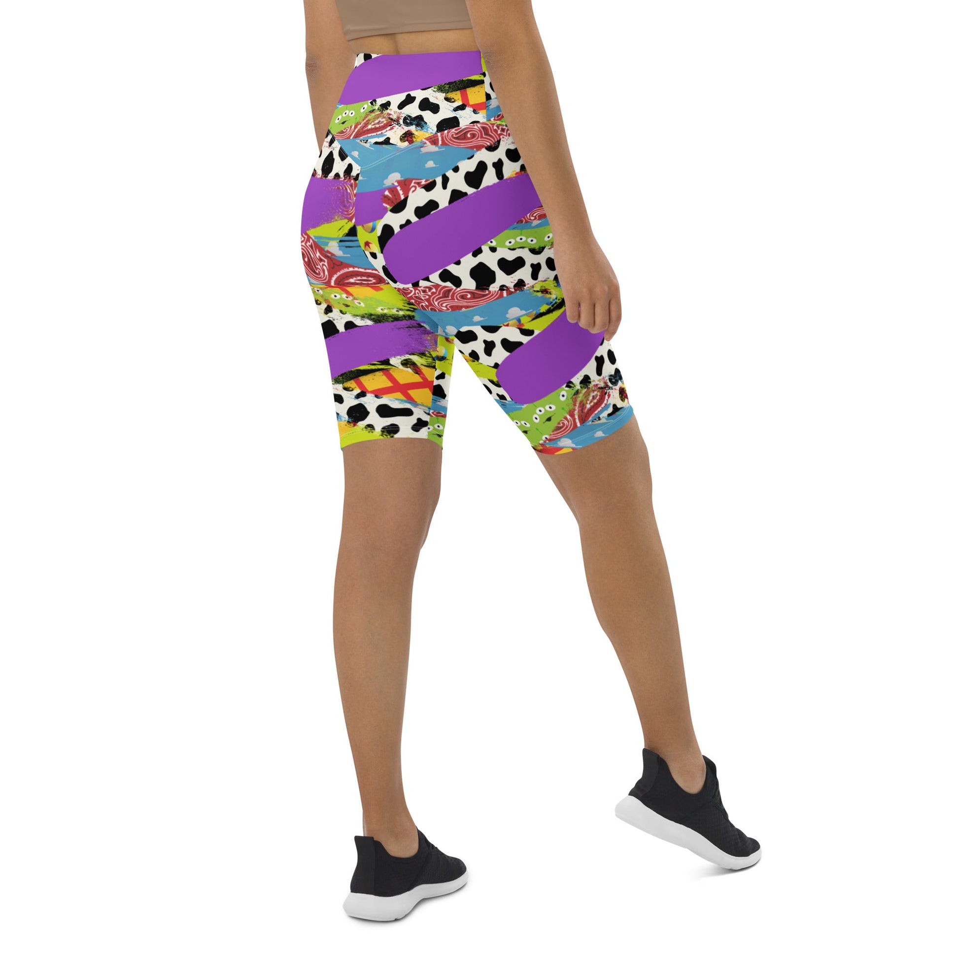 Toys Brushstrokes Biker Shorts happiness is addictiveLittle Lady Shay Boutique