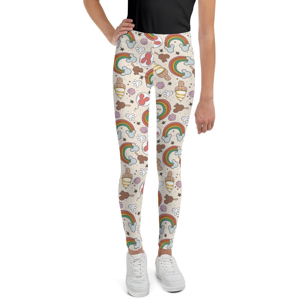 Trip Snacks Youth Leggings- matching family styles happiness is addictiveLittle Lady Shay Boutique