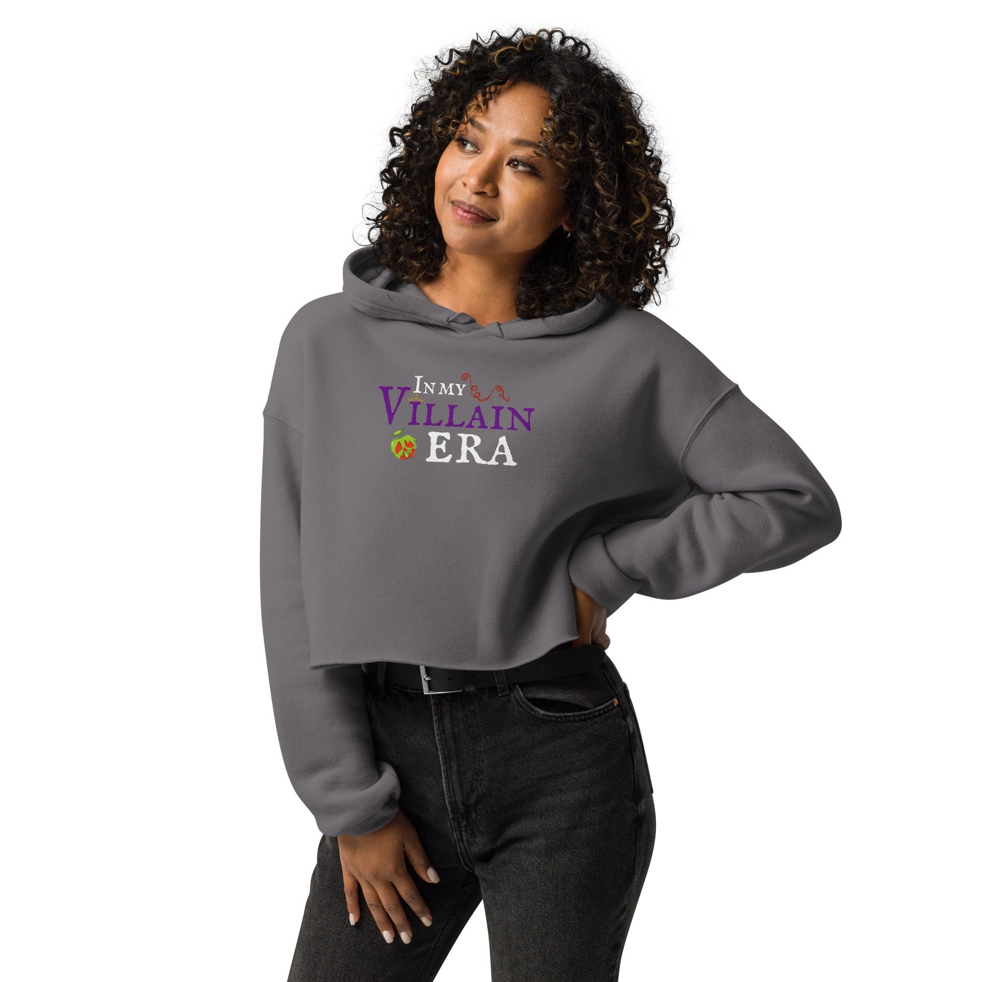 Villain Era Crop Hoodie disney adultdisney adult hoodieAdult T-ShirtWrong Lever Clothing