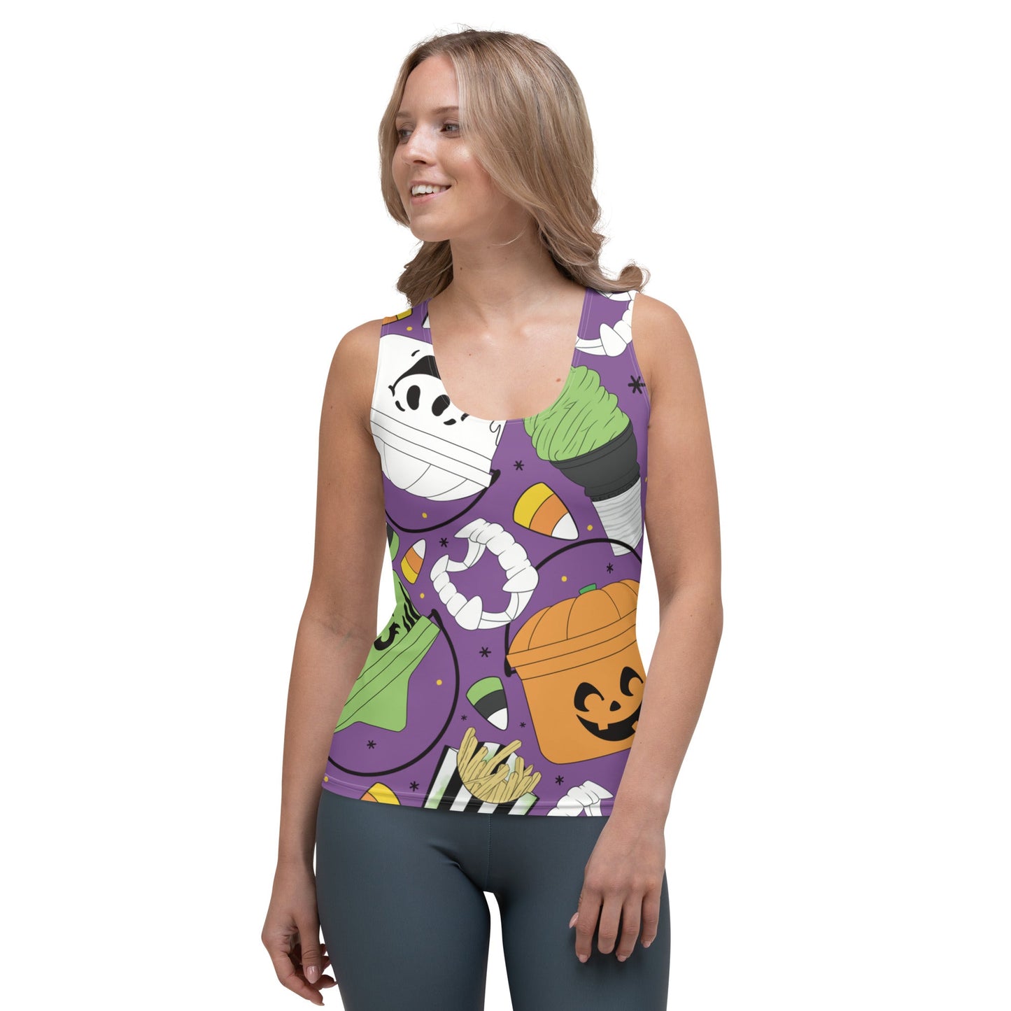 Vintage Halloween Buckets- Purple- Tank Top activeweardisney boundingAdult T-ShirtLittle Lady Shay Boutique