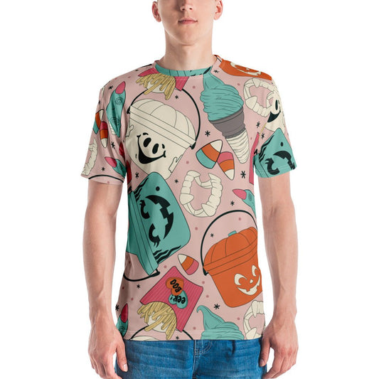 Vintage Halloween Buckets Unisex t-shirt- Pink activeweardisney boundingLittle Lady Shay Boutique