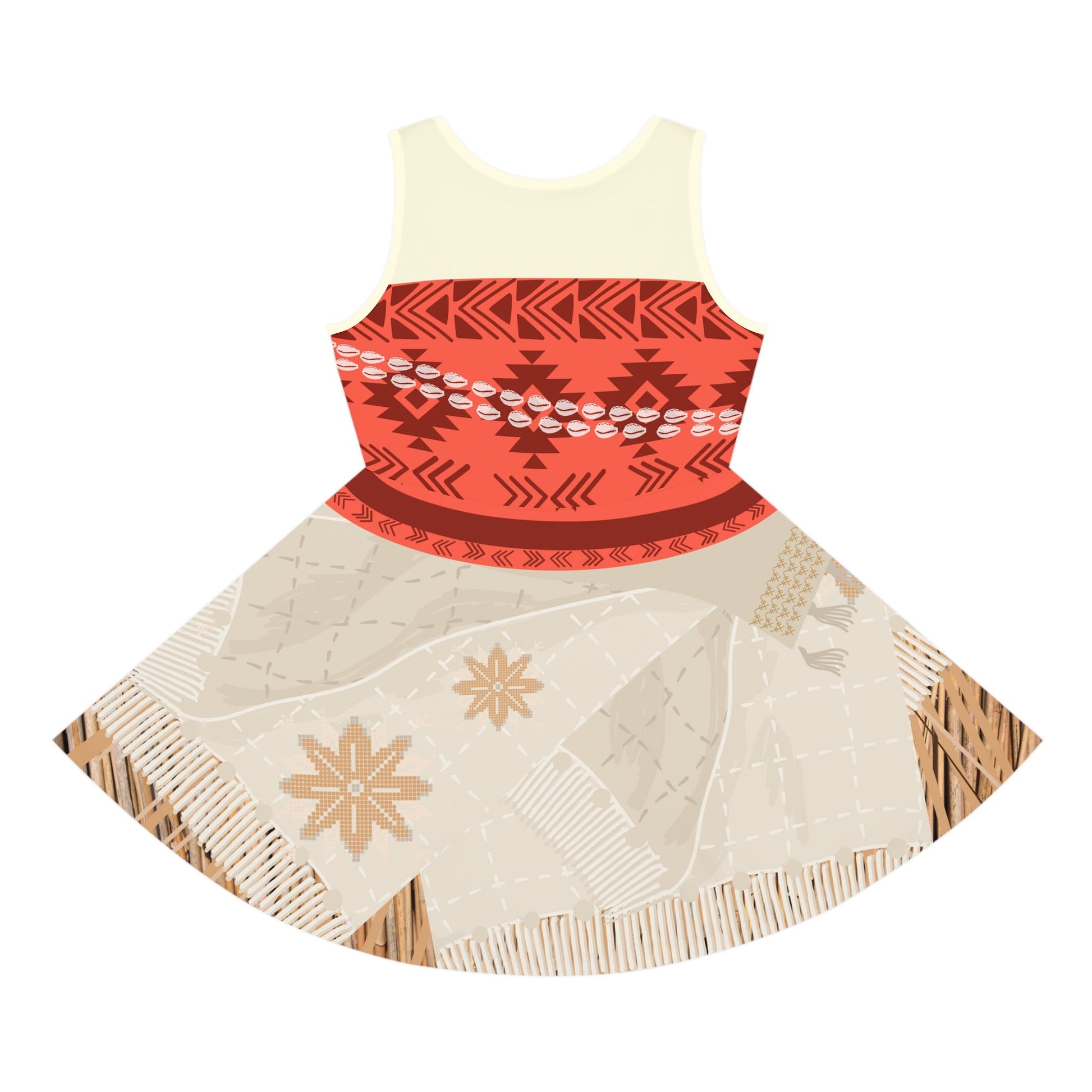 Where the Sky Meets the Sea Girls' Sleeveless Sundress All Over PrintAOPkids dressLittle Lady Shay Boutique