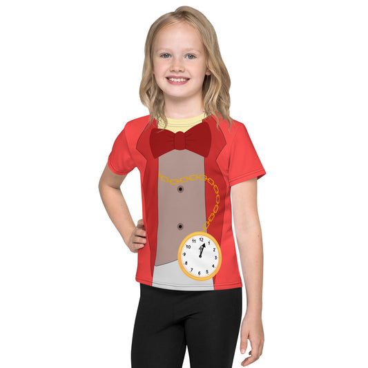 White Rabbit Wonderland Kids crew neck t-shirt active wearaliceLittle Lady Shay Boutique