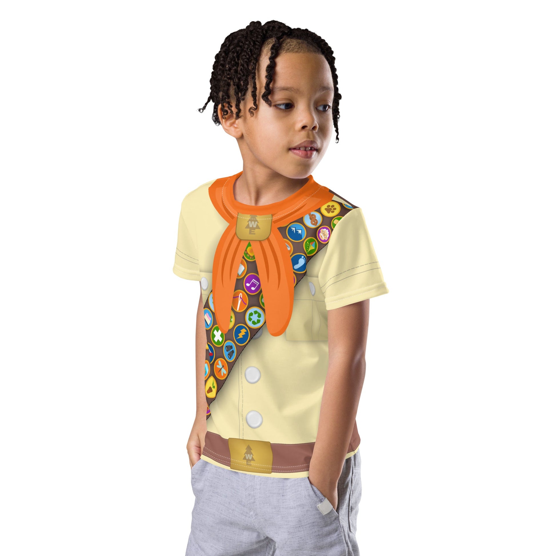 Wilderness Scout Kids crew neck t-shirt animal kingdomdisney kidsKids T-ShirtWrong Lever Clothing