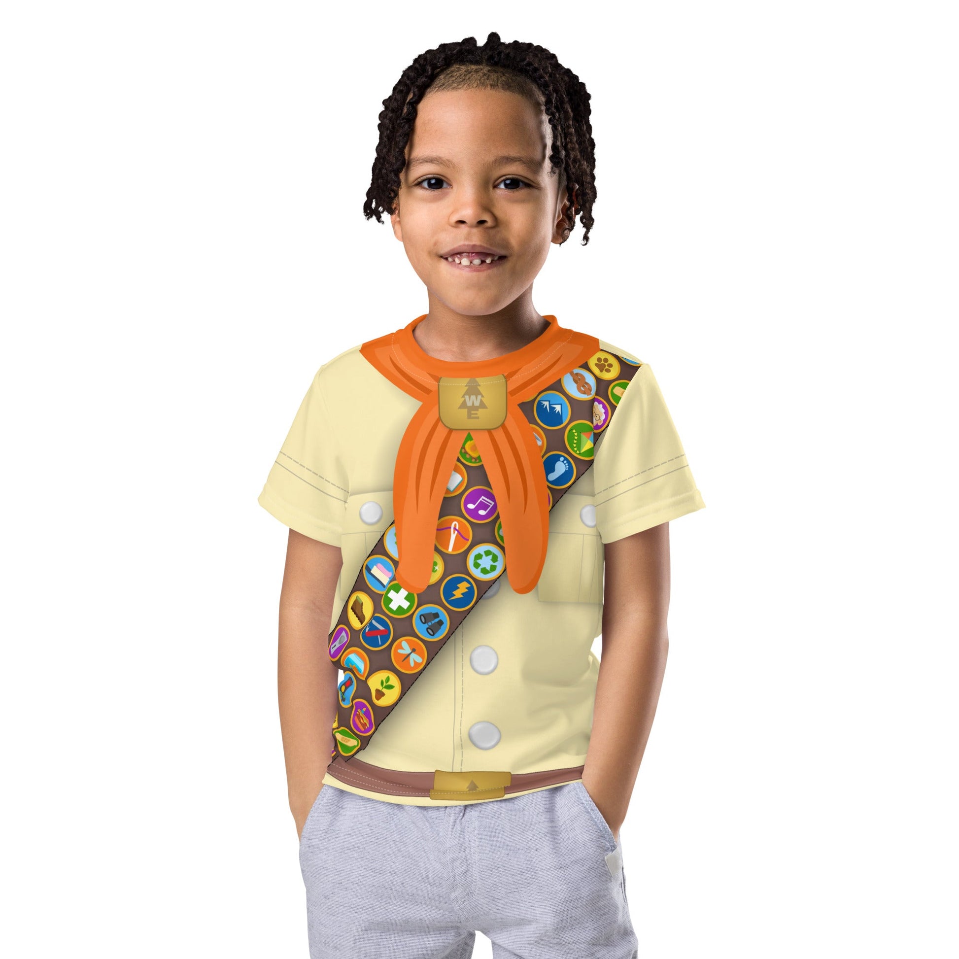 Wilderness Scout Kids crew neck t-shirt animal kingdomdisney kidsKids T-ShirtWrong Lever Clothing