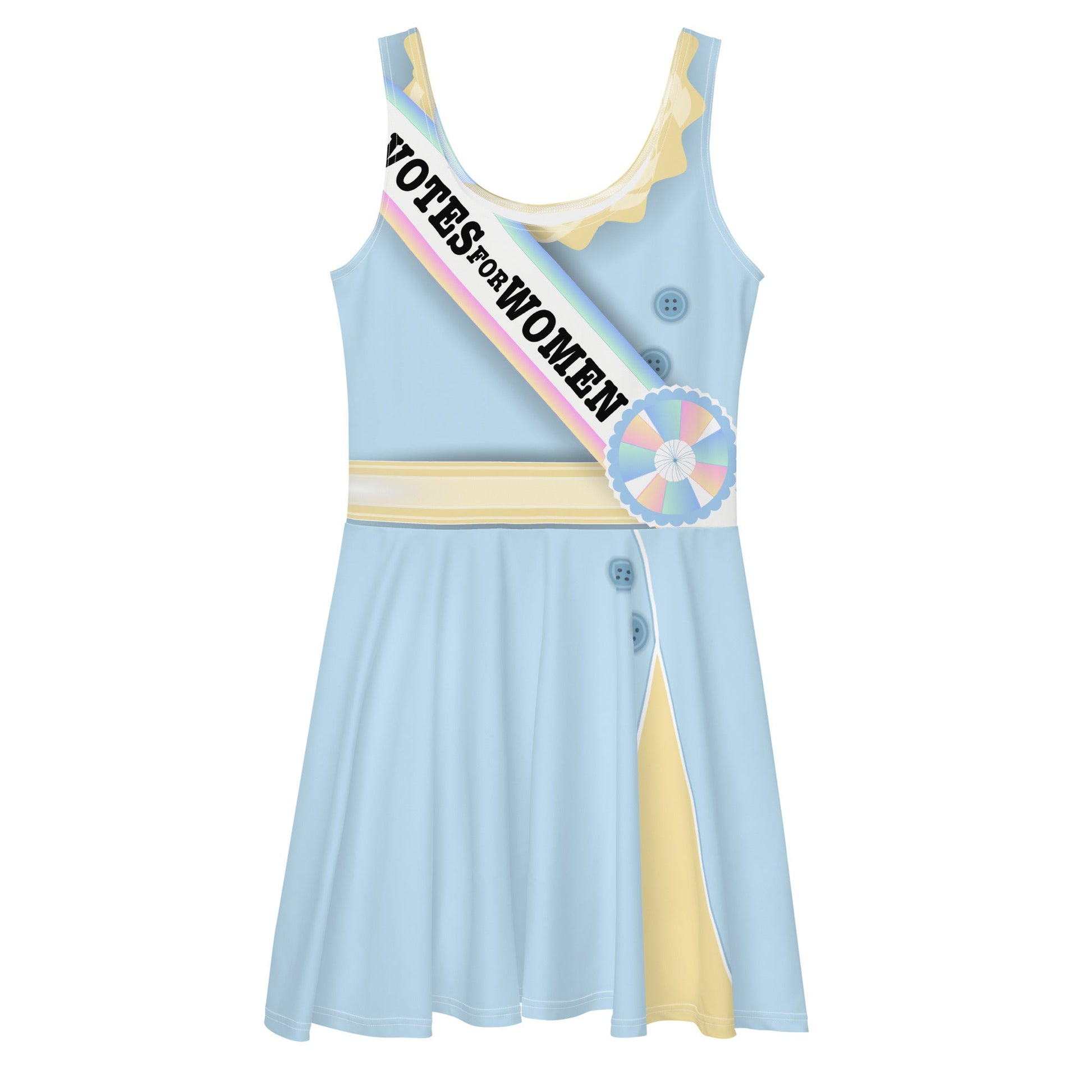 Women's Suffrage Skater Dress- cosplay, bounding, costume active wearboo to youSkater DressLittle Lady Shay Boutique