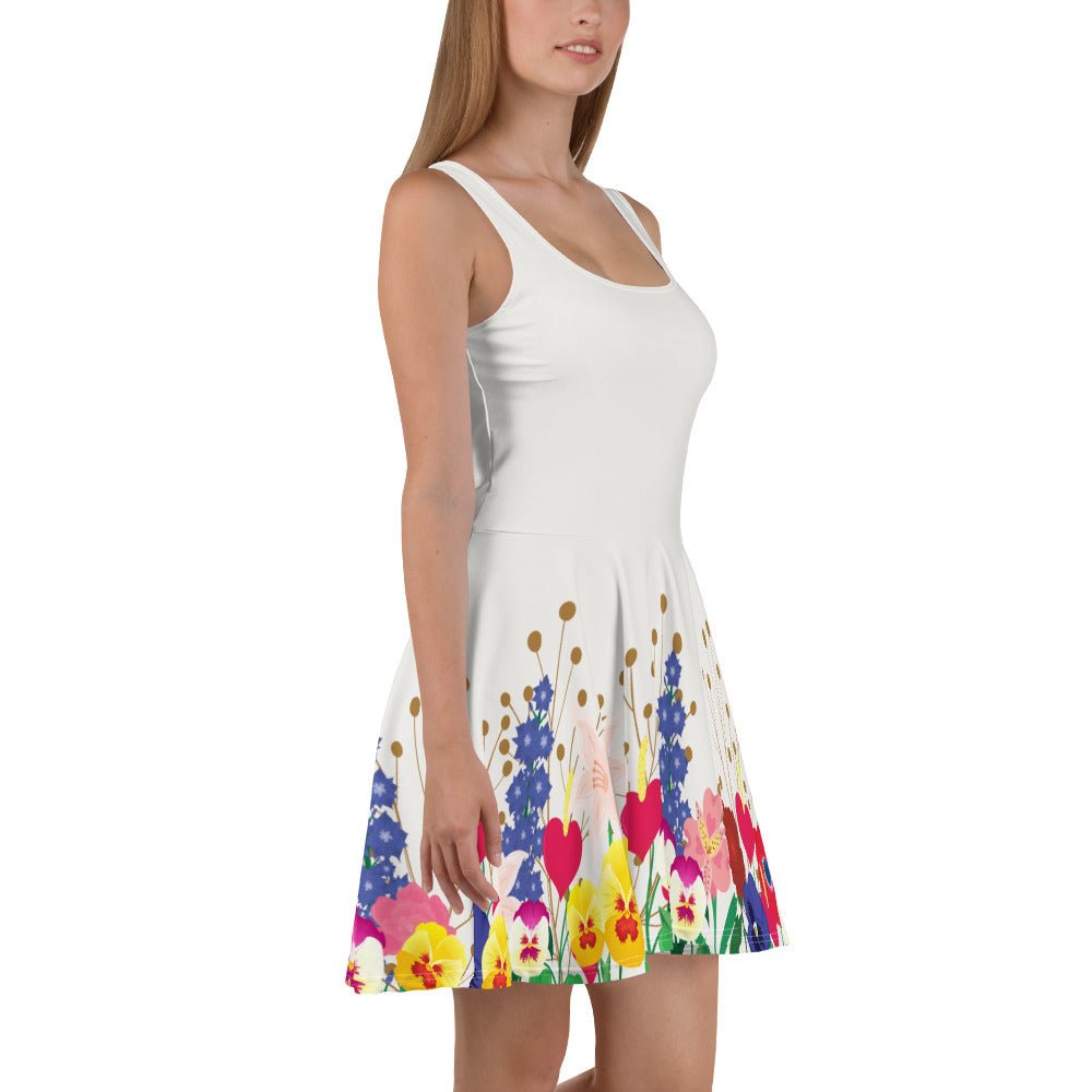 Wonderland Garden Skater Dress alice disneyboundingalice in wonderlandSkater DressLittle Lady Shay Boutique