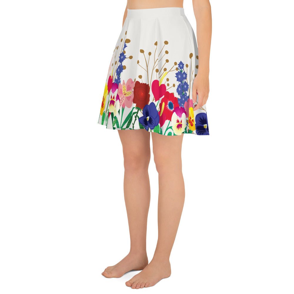 Wonderland Garden Skater Skirt alice disneyboundingalice in wonderlandSkater SkirtLittle Lady Shay Boutique