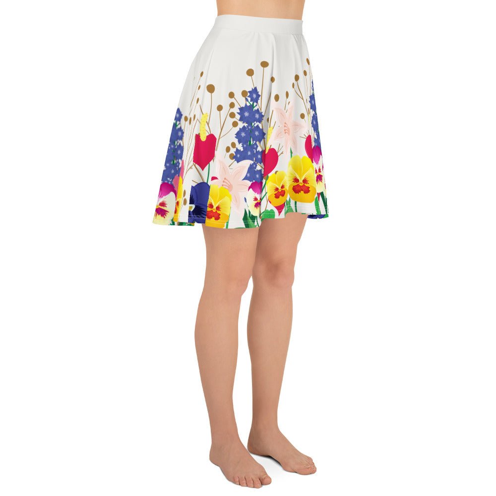 Wonderland Garden Skater Skirt alice disneyboundingalice in wonderlandSkater SkirtLittle Lady Shay Boutique