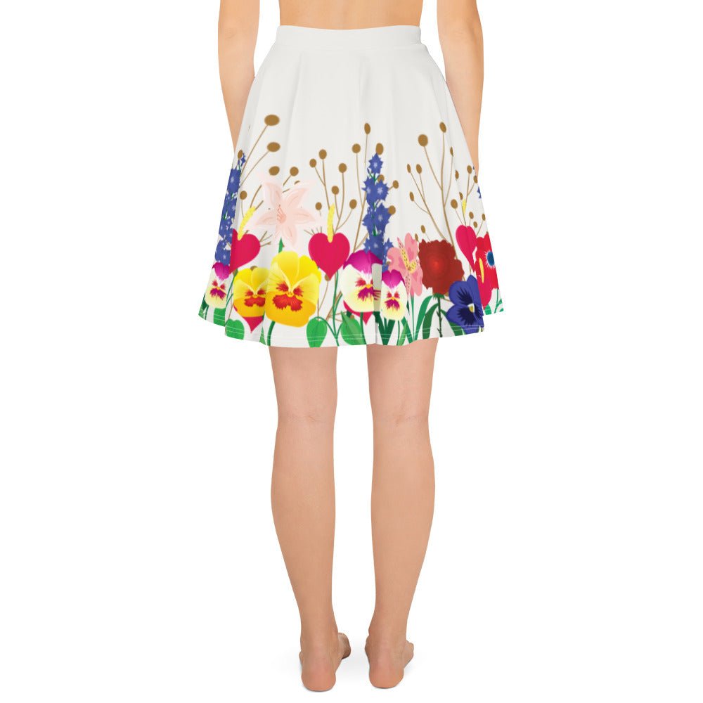 Wonderland Garden Skater Skirt alice disneyboundingalice in wonderlandSkater SkirtLittle Lady Shay Boutique