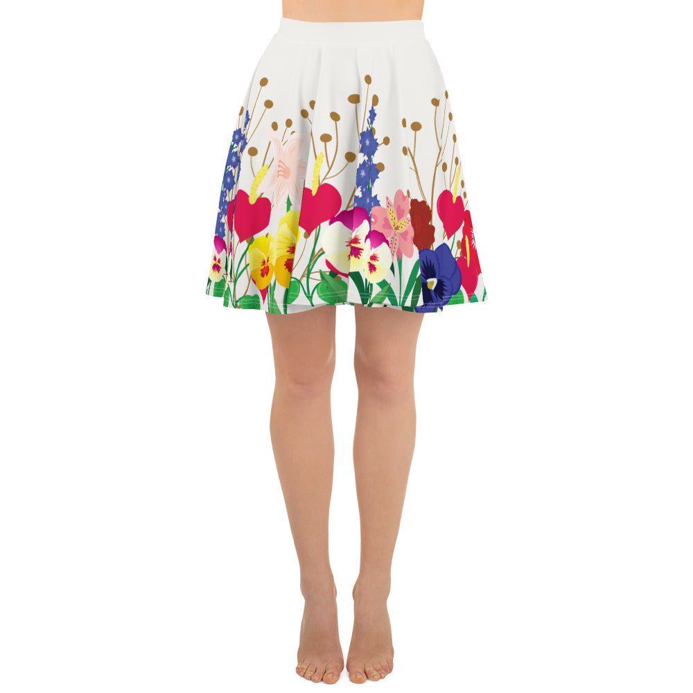 Wonderland Garden Skater Skirt alice disneyboundingalice in wonderlandSkater SkirtLittle Lady Shay Boutique