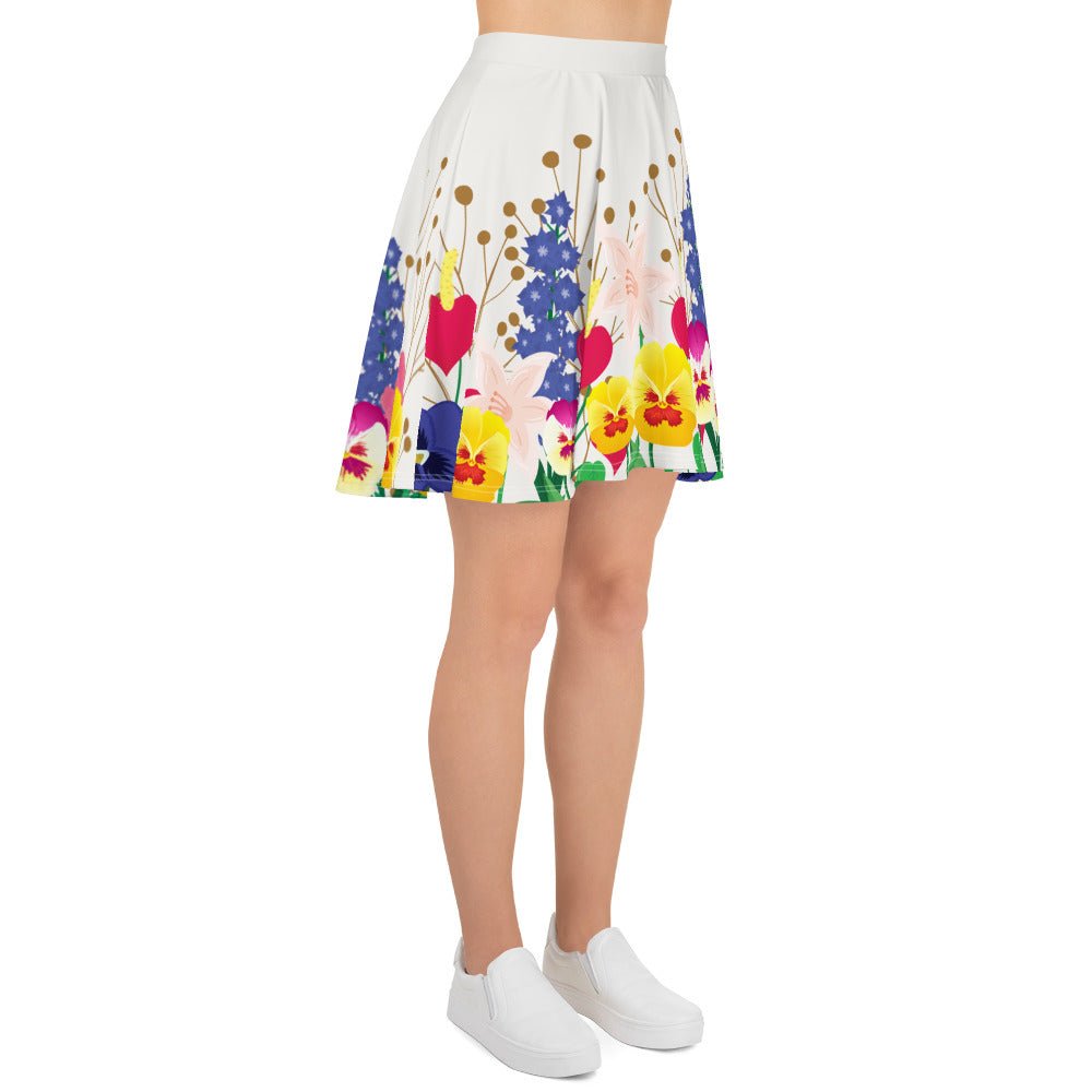 Wonderland Garden Skater Skirt alice disneyboundingalice in wonderlandSkater SkirtLittle Lady Shay Boutique