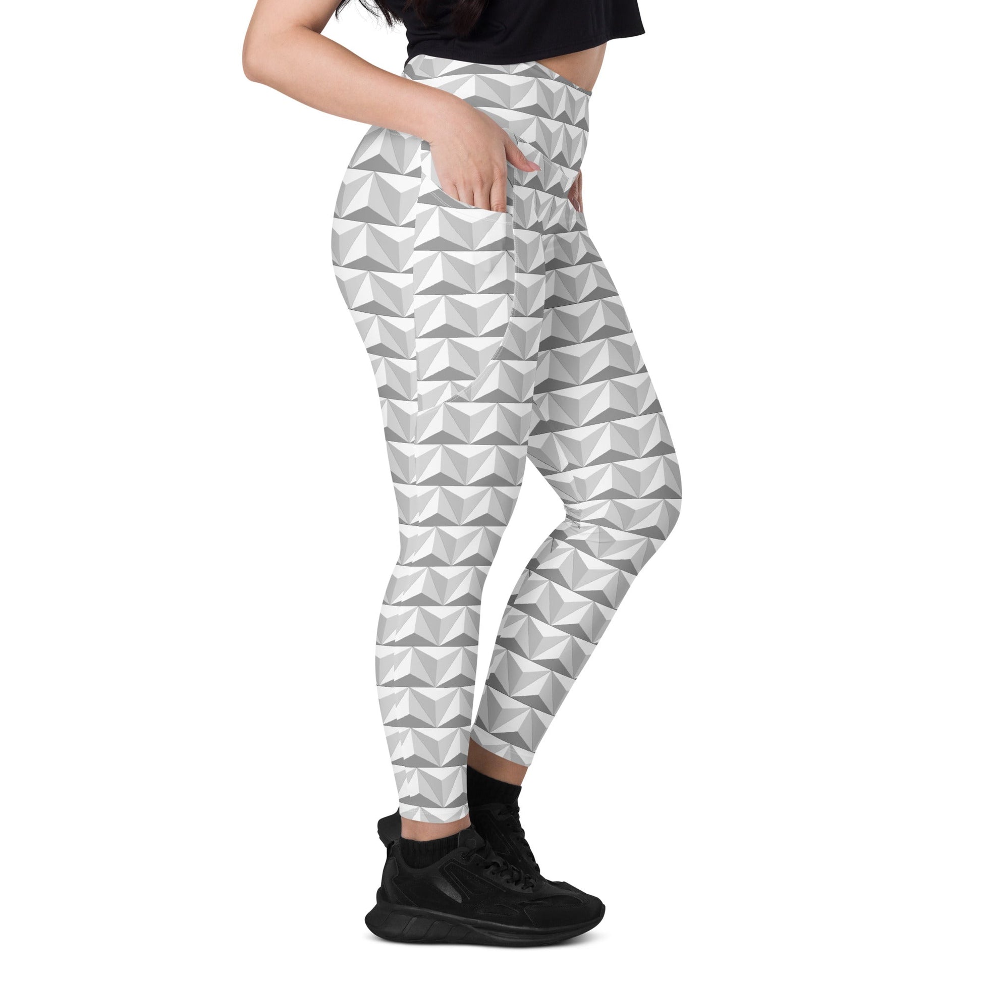 World of Tomorrow Leggings with pockets active weardisney boundingAdult LeggingsLittle Lady Shay Boutique